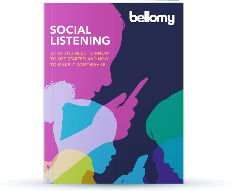 Cover of a content offer titled Social Listening: What you need to know to get started and how to make it worthwhile