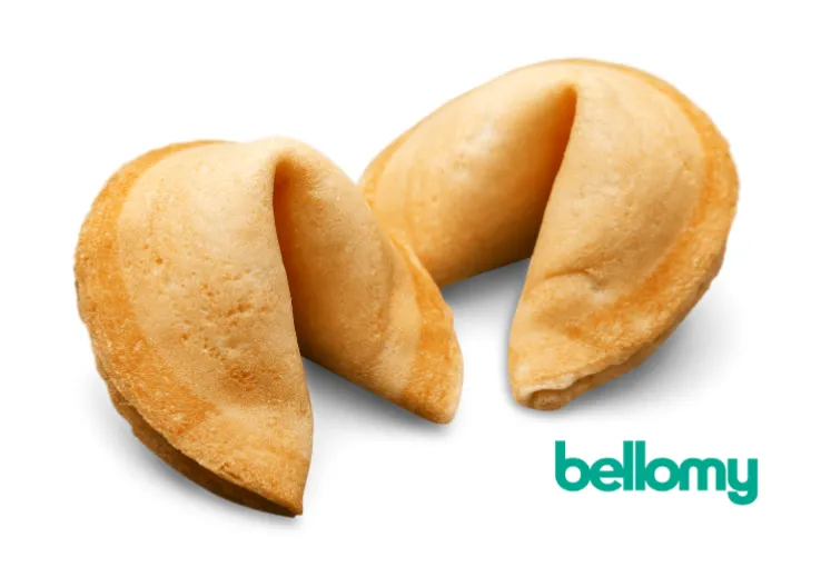 Fortune cookies representing predictions for AI in market research in the. year ahead