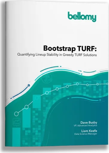 Cover page to a whitepaper about Bootstrap TURF
