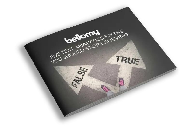 Debunking Text Analytics myths report cover