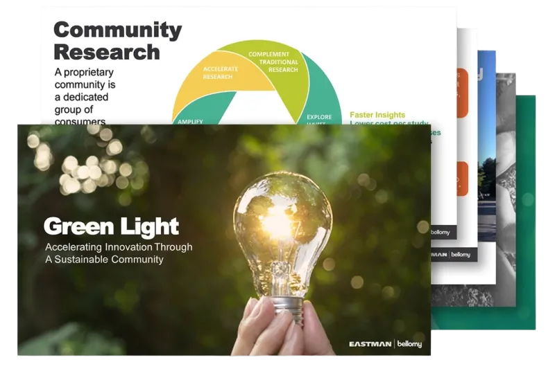 Green Light: Accelerating Innovation Through a Sustainable Community presentation cover 