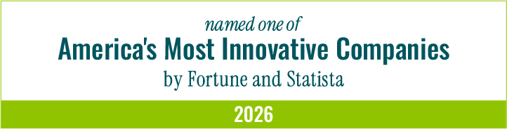 Named one of America's Most Innovative Companies 2026 by Fortune and statista